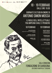 18 -19 febbraio 2019 ore 10.00 Sala convegni Fondazione di Sardegna